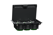 Напольный лючок, пластиковый, размер L, 6 модулей, Unica System+ (INS52122)