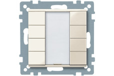Кнопочные выключатели KNX, 4-позиционная кнопка, белый, глянцевый, System M (MTN617444)
