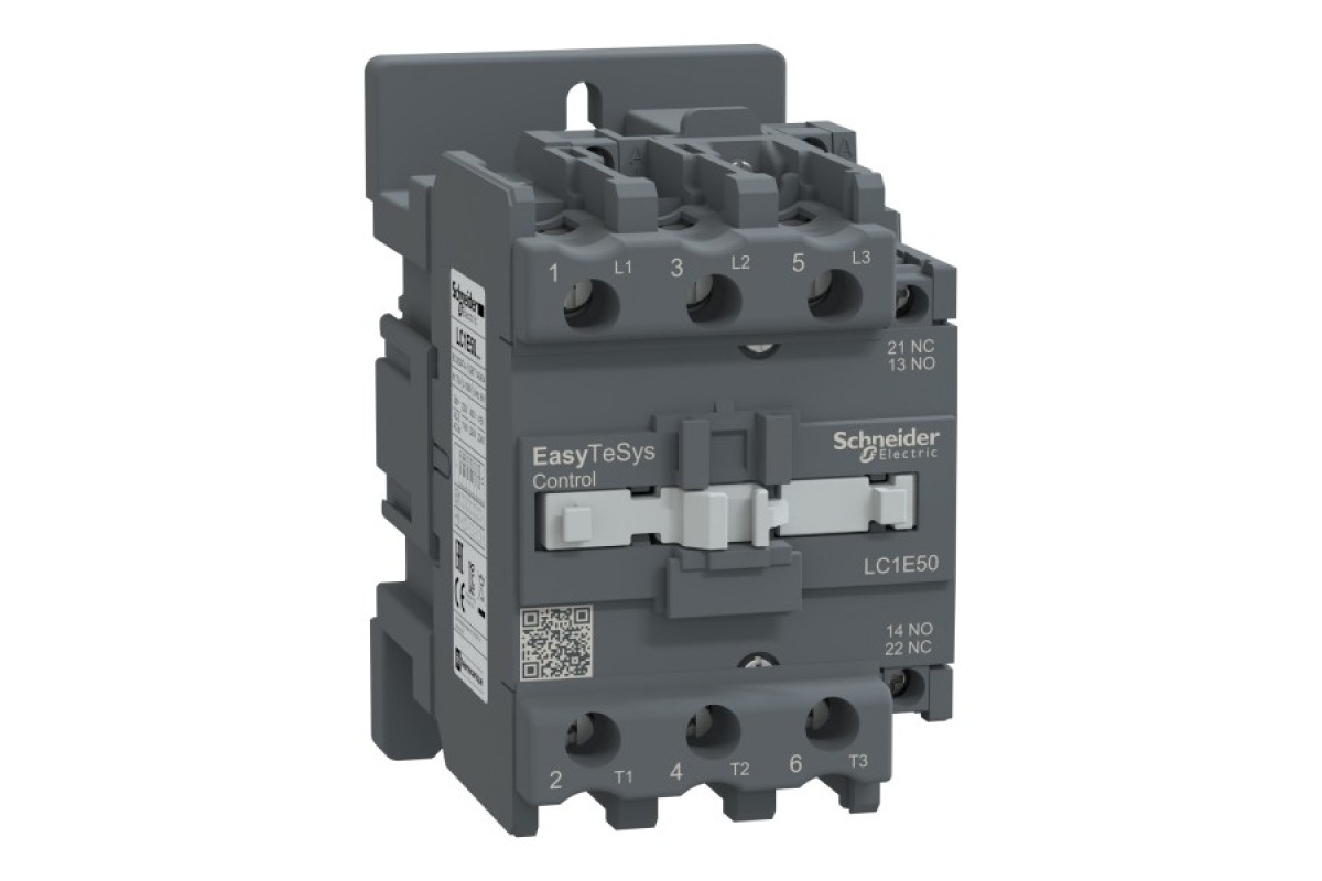Контактор 3Р Е 50А АС3 ~220В 50 ГЦ (LC1E50M5)
