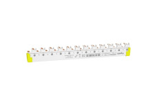 Acti9, гребенчатая нижняя шина, 1L+N, ширина 9 мм, 12 модулей, 80А (A9XPH612)