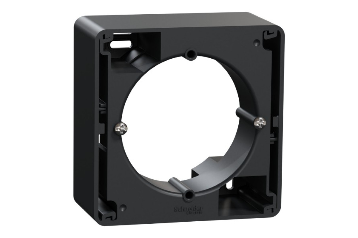 Коробка для наружного монтажа Черный Sedna Design (SDD114901)