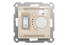 Термостат теплого пола 16 A Бежевый Sedna Design (SDD112507)