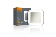 LED светильник ART IP65 квадратный VIDEX 15W 5000K (VL-BHFS-155)