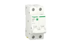 Автоматичний вимикач RESI9 Schneider Electric 10 А, 2P, крива С, 6кА (R9F12210)