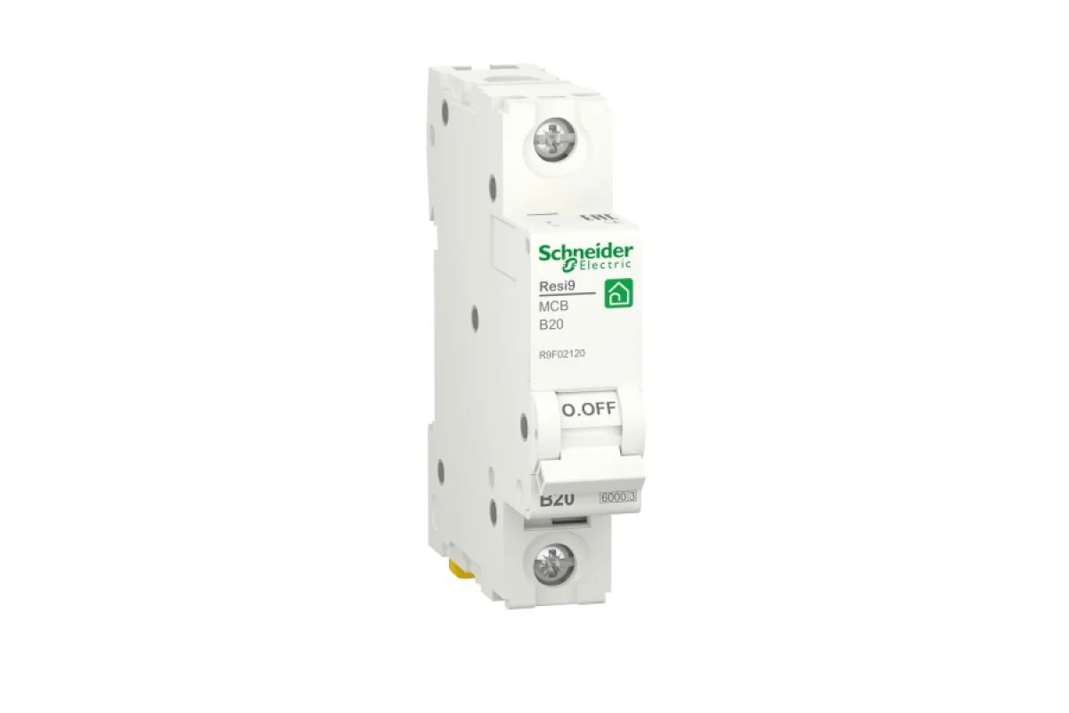 Автоматичний вимикач RESI9 Schneider Electric 20 A, 1P, крива В, 6кА (R9F02120)