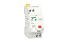 Дифференциальный автоматический выключатель RESI9 Schneider Electric 16 А, 10 мA, 1P+N, 6кA, кривая С, тип А (R9D51616)