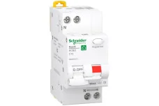Дифференциальный автоматический выключатель RESI9 Schneider Electric 10 А, 30 мA, 1P+N, 6кA, кривая С, тип А (R9D55610)