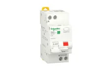 Дифференциальный автоматический выключатель RESI9 Schneider Electric 25А, 30 мA, 1P+N, 6кA, кривая С, тип АС (R9D25625)