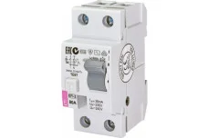 Реле диференціальне (ПЗВ) EFI-2 80A/0.03A 2 полюси тип AC 10 х-ка inst. ETI (002061214)