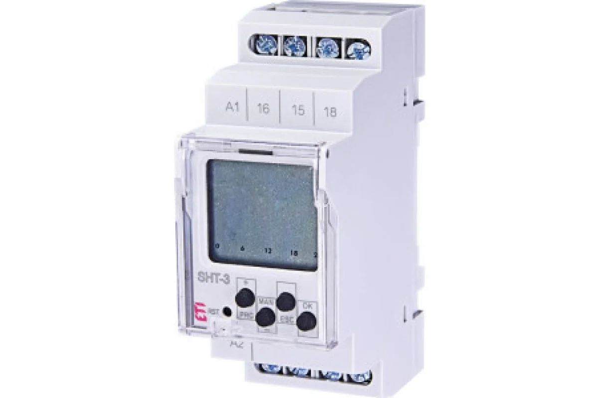 Програмоване цифрове реле часу SHT-3 UNI 12-240V AC/DC 1х16A ETI (002470056)