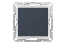 Одноклавішний вимикач ip44 Sedna Scnheider Electric графіт (SDN0100370)