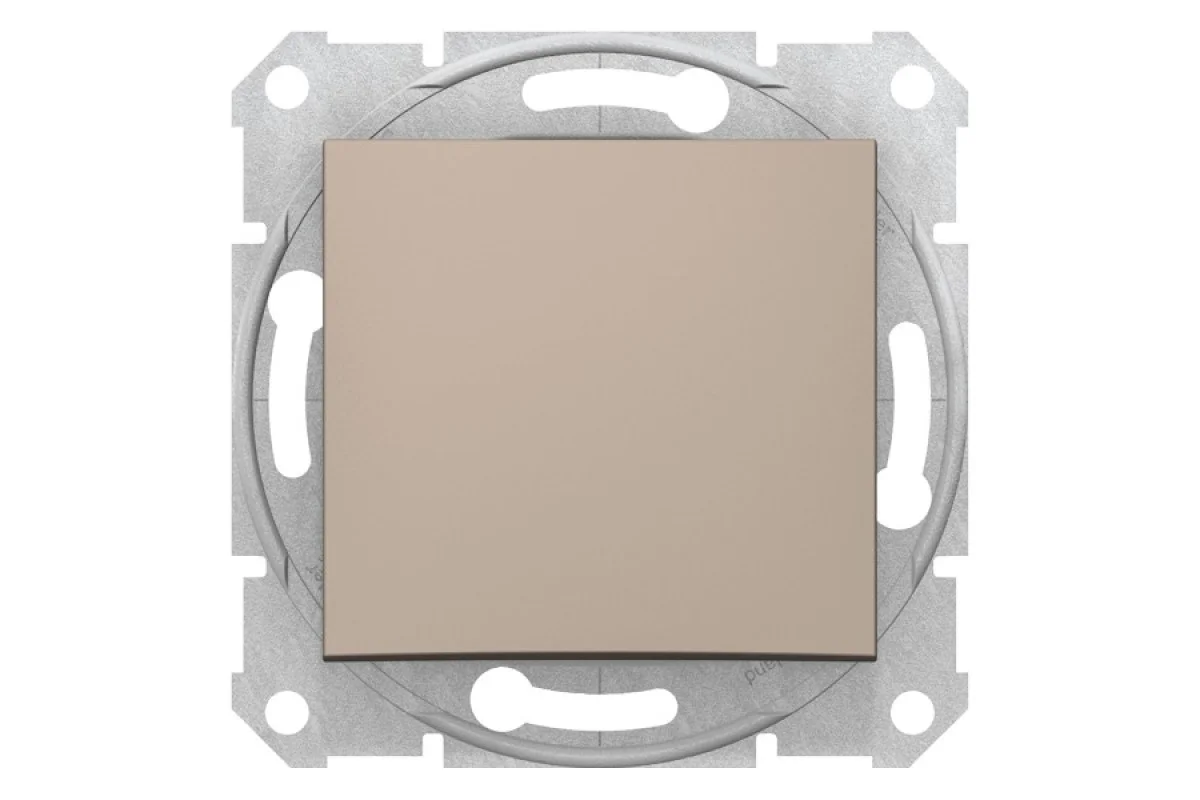 Кнопковий вимикач Sedna Scnheider Electric титан (SDN0700168)