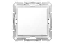 Одноклавішний вимикач ip44 Sedna Scnheider Electric білий (SDN0100321)