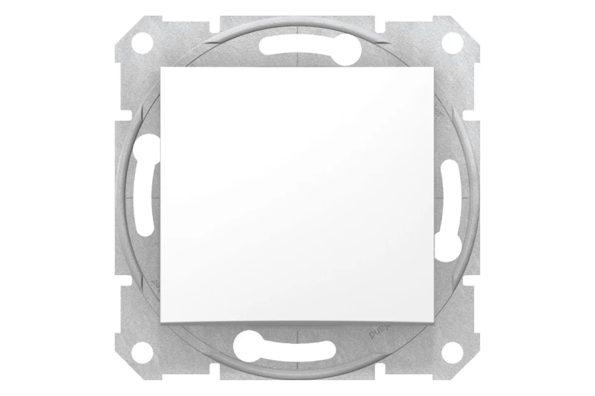 Одноклавишный переключатель Sedna Schneider Electric белый (SDN0400421)