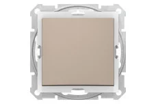 Одноклавішний вимикач ip44 Sedna Scnheider Electric титан (SDN0100368)