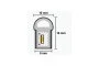 Світлодіодний неон PROLUM™ 8x16, IP68, 12V, Series "SF", Червоний, PRO (120015)