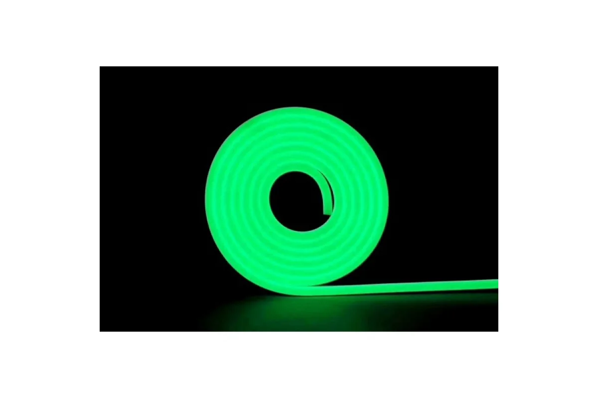 Светодиодный неон PROLUM™ 6x12, IP68, 12V, Series "SM", Зеленый, PRO (120011)