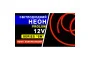 Світлодіодний неон PROLUM™ 6x12, IP68, 12V, Series "SM", Помаранчевий, PRO (120024)