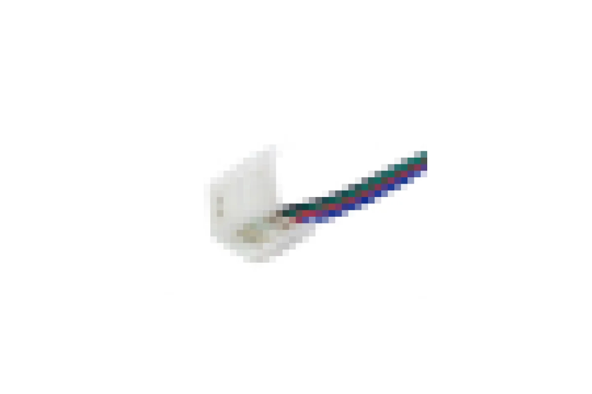 Коннектор PROLUM™ для LED ленты 10 мм, RGB + 2 зажима (503008)