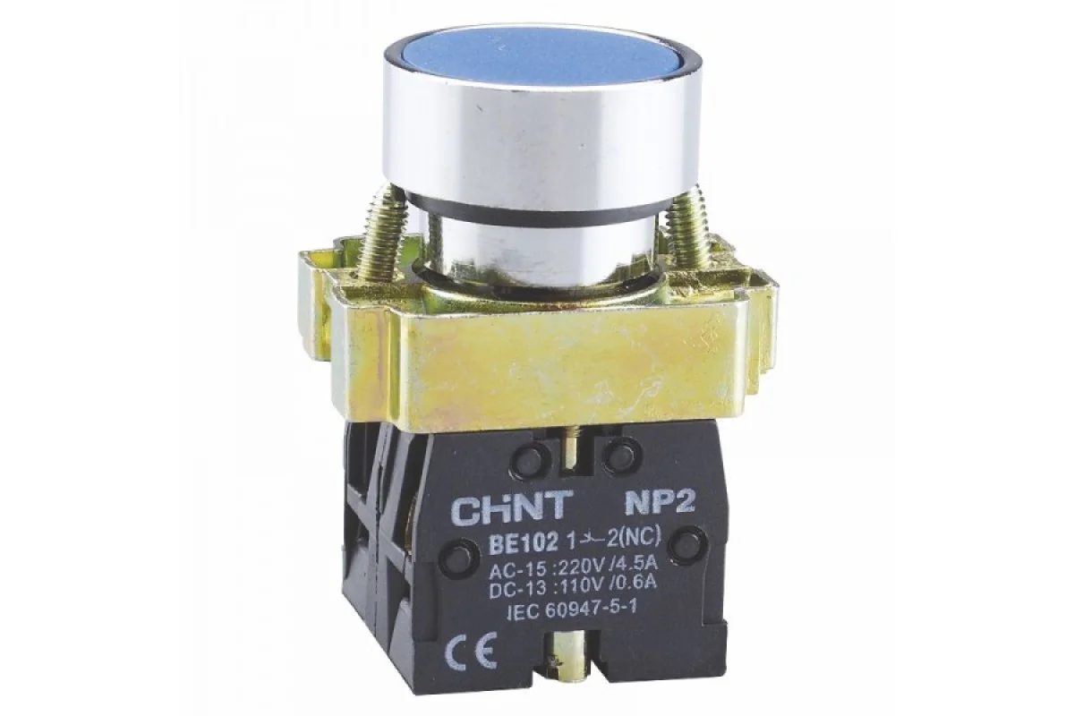 Кнопка NP2-BA45 1NO+1NC Червона (573764)