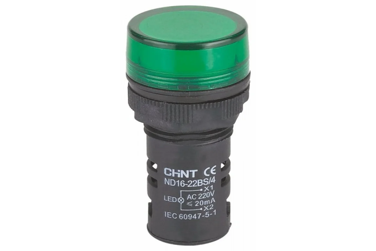 Індикатор ND16-22DS/4 AC/DC 24V Зелений (592370)