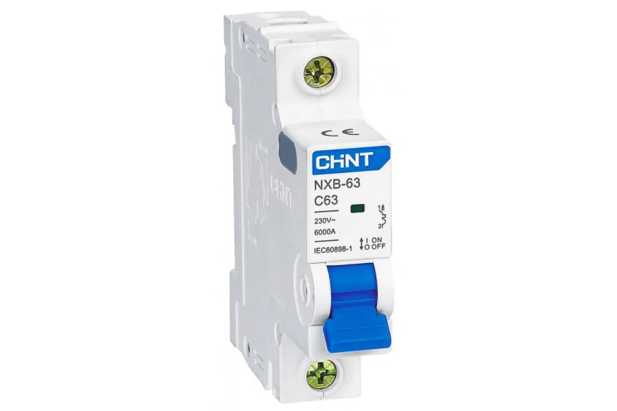 Автоматический выключатель Chint NXB-63 1P B10 6kA (814039)