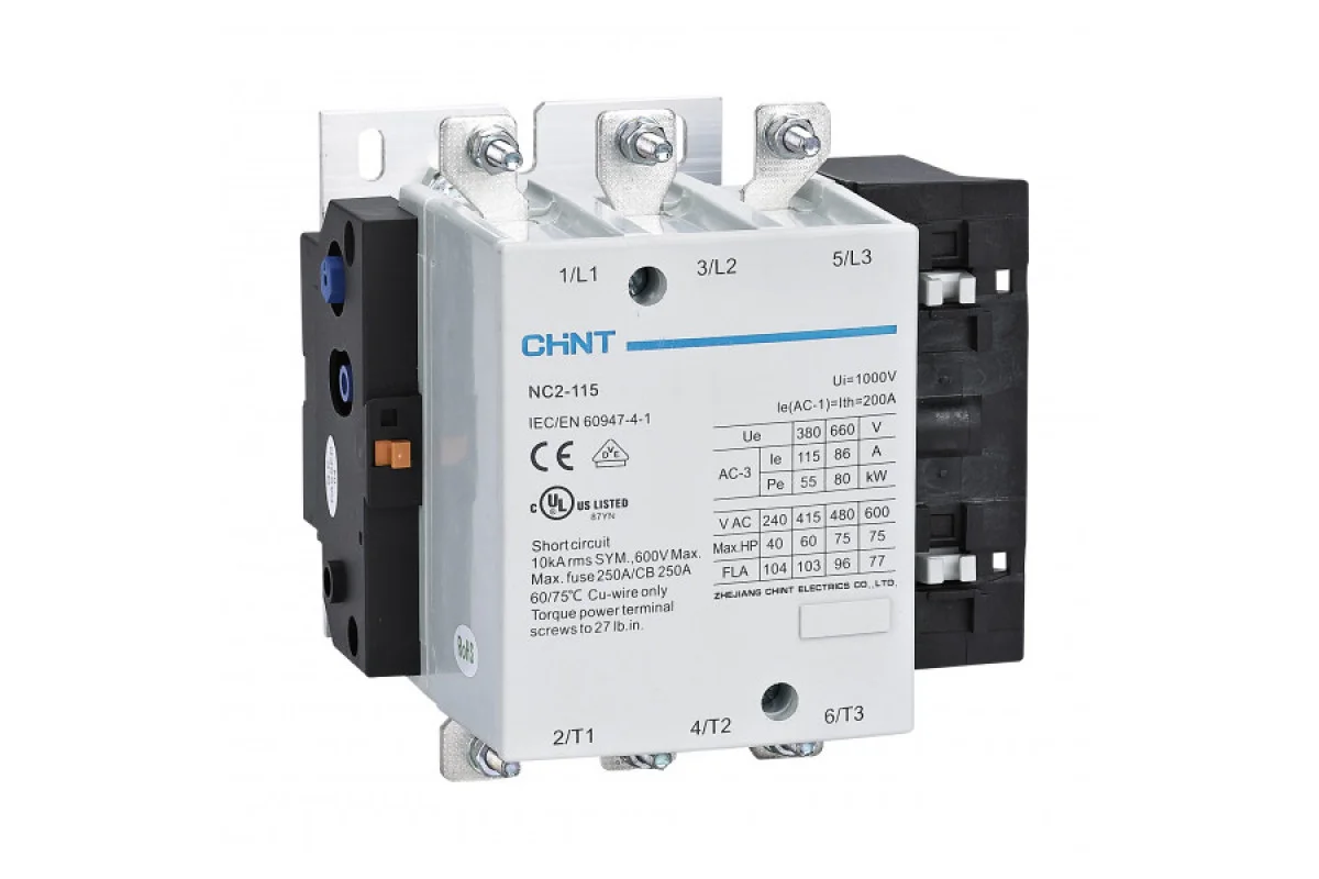 Контактор переменного тока NC2-115 400V 50Hz (235649)