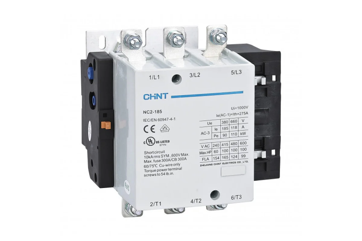 Контактор переменного тока NC2-185 220V 50Hz (236408)