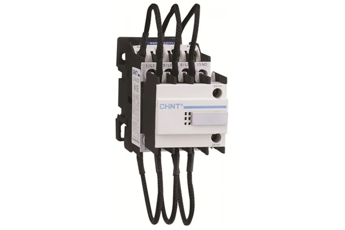 Контактор для КУ CJ19-115/10 380V 50/60Hz 60kVAr 1NO (244392)