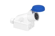 Розетка настінна короб 16А 2Р+Е 250В IP67 (83154)