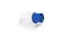 Кабельная вилка настенная быстрого подключения.16А 2P+E IP67 250В (PKX16W423)