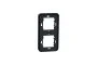 Рамка двомісна вертикальна IP55 Mureva Styl, чорна (MUR34151)