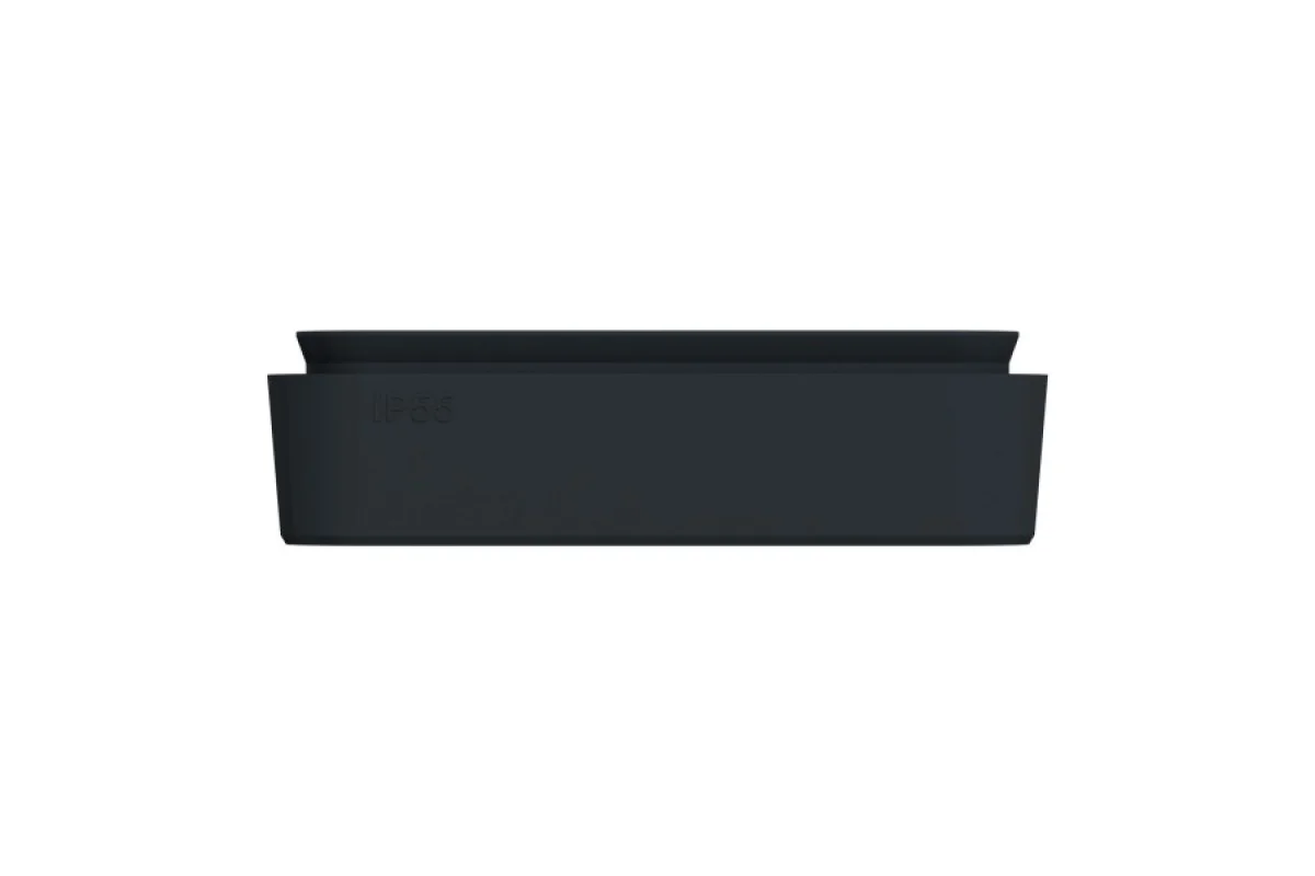 Рамка двомісна вертикальна IP55 Mureva Styl, чорна (MUR34151)