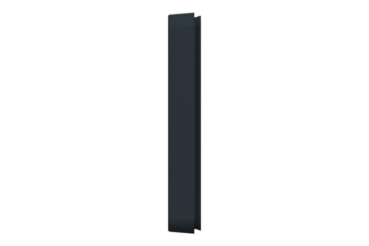 Рамка двомісна вертикальна IP55 Mureva Styl, чорна (MUR34151)