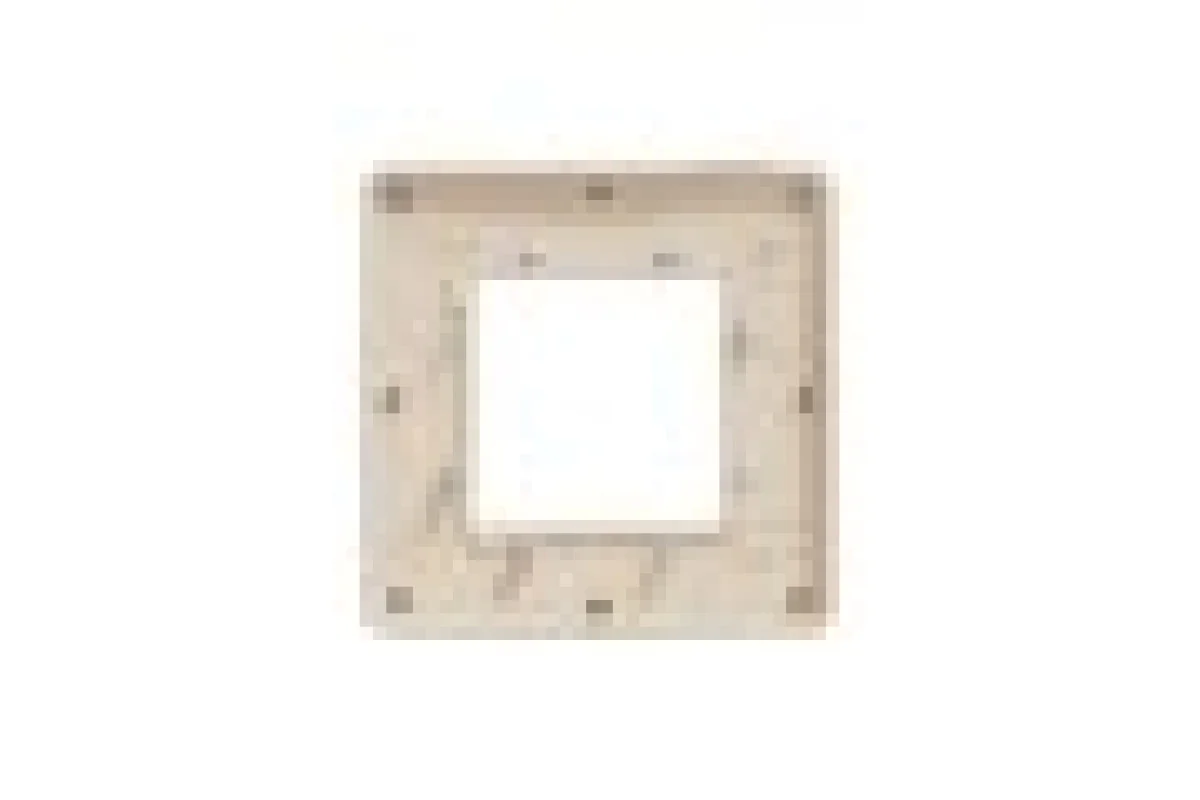Рамка Unica Studio Metal, 1 постовая, 1 x 2 модуля, бронза или беж (NU280251M)