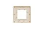 Рамка Unica Studio Metal, 1 постовая, 1 x 2 модуля, золото или беж (NU280260M)