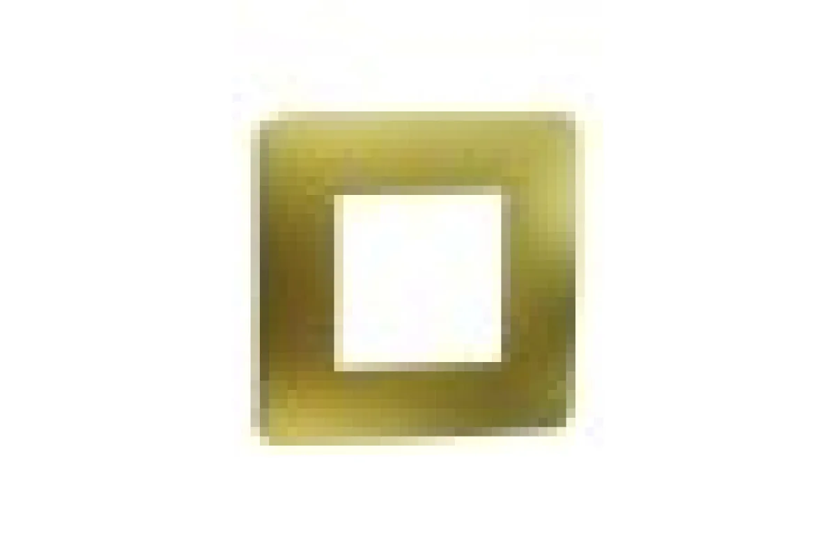 Рамка Unica Studio Metal, 1 постовая, 1 x 2 модуля, золото или беж (NU280260M)