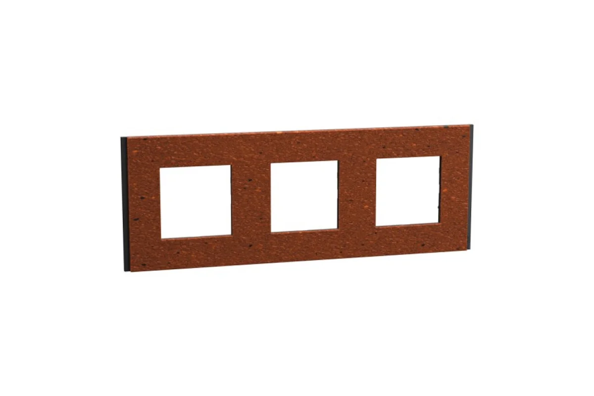 Рамка 3-постова Unica Deco Material, теракотовий (NU600671)