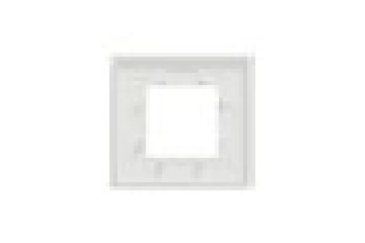 Рамка 1-постова Unica Deco Material, матовий білий (NU600279)