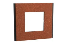 Рамка 1-постова Unica Deco Material, теракотовий (NU600271)