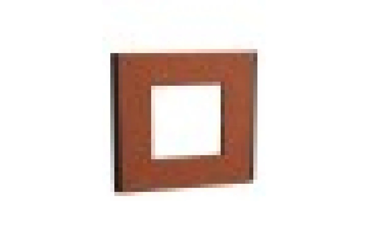 Рамка 1-постовая Unica Deco Material, терракотовая (NU600271)
