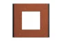 Рамка 1-постовая Unica Deco Material, терракотовая (NU600271)