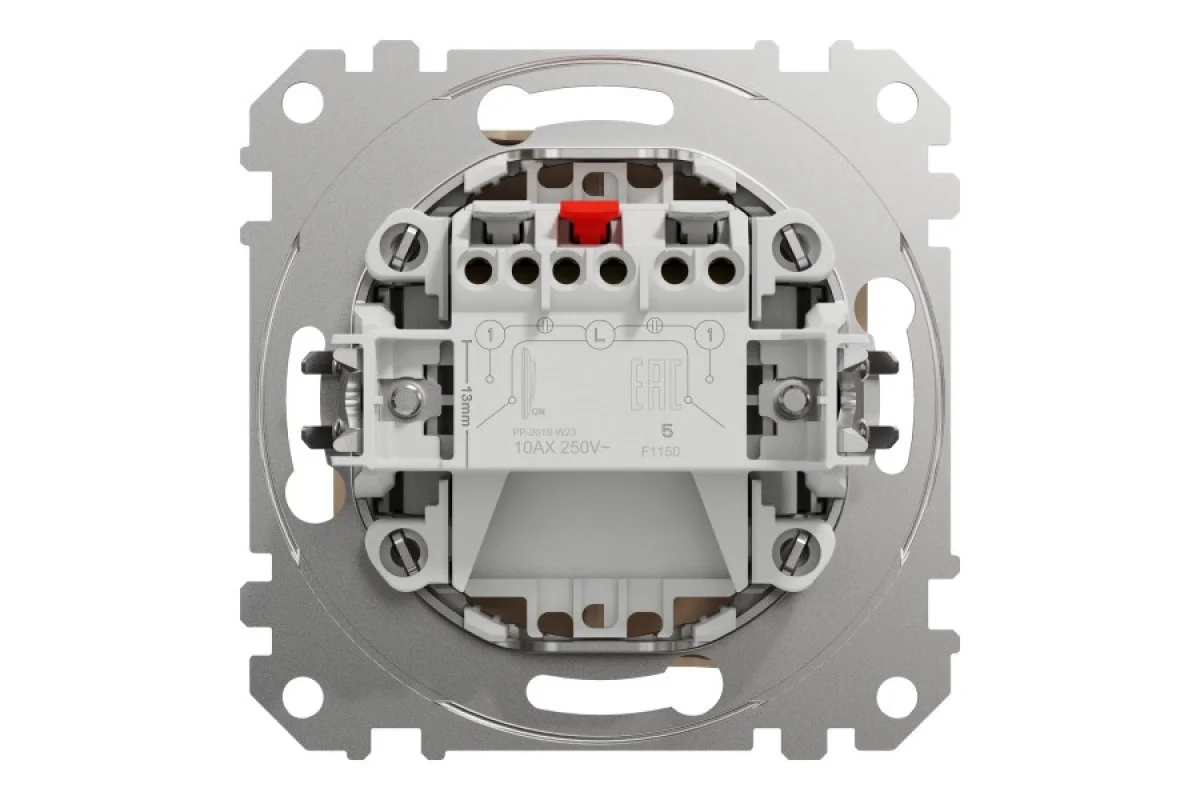 Двухклавишный выключатель Бежевый Sedna Design (SDD112105)