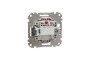 Двухклавишный выключатель Бежевый Sedna Design (SDD112105)