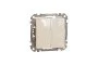Двухклавишный выключатель Бежевый Sedna Design (SDD112105)