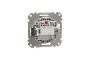 Двухклавишный выключатель Алюминий Sedna Design (SDD113105)