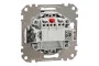 Двухклавишный выключатель Алюминий Sedna Design (SDD113105)