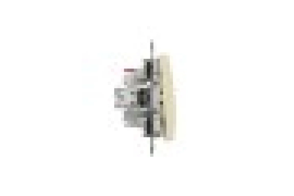 Одноклавішний перемикач з синьою LED підсвіткою 10 АХ Береза Sedna Elements (SDD180106L)