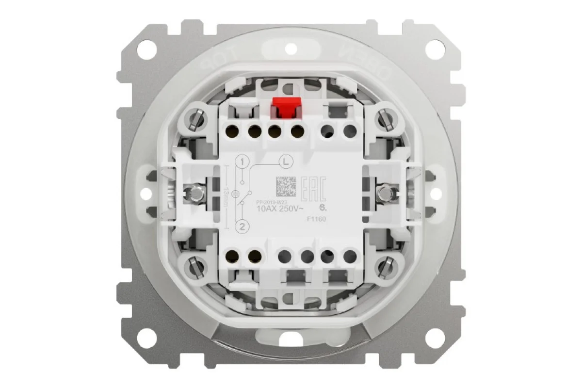 Одноклавишный переключатель IP44 Алюминий Sedna Design (SDD213106)