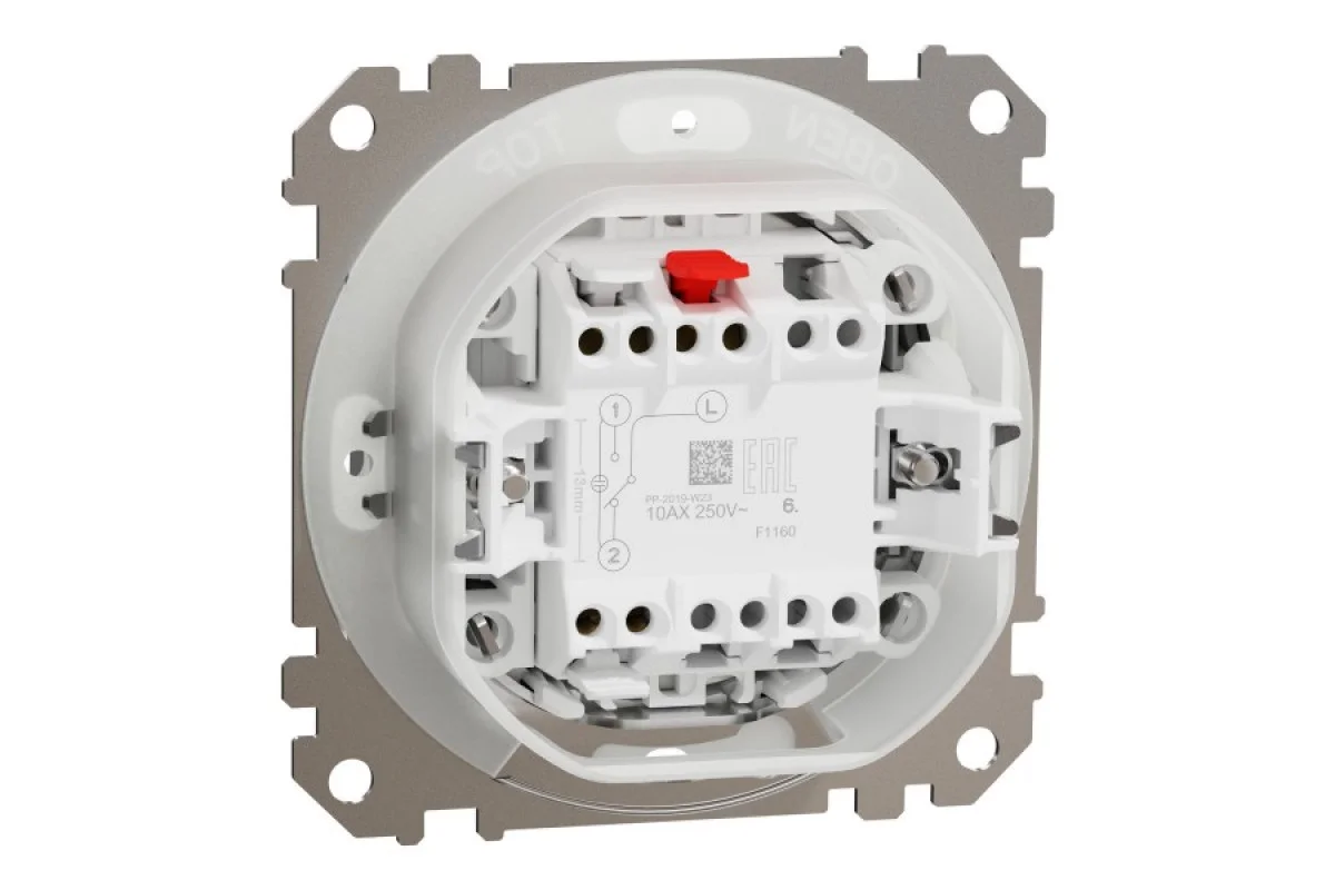 Одноклавишный переключатель IP44 Алюминий Sedna Design (SDD213106)